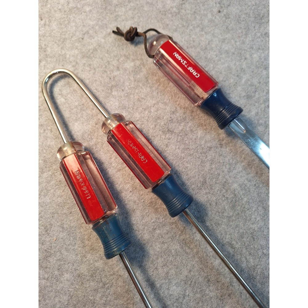 Craftsman Screwdriver Handle Grill Tools Set Of 2 (Tongs & Fork) BBQ Set - Picture 4 of 7